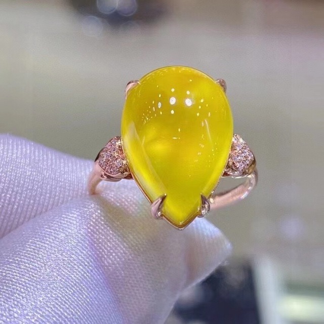 ⭐天然 プレナイト ダイヤ リング k18 8.0ct 公式超高品質 - www