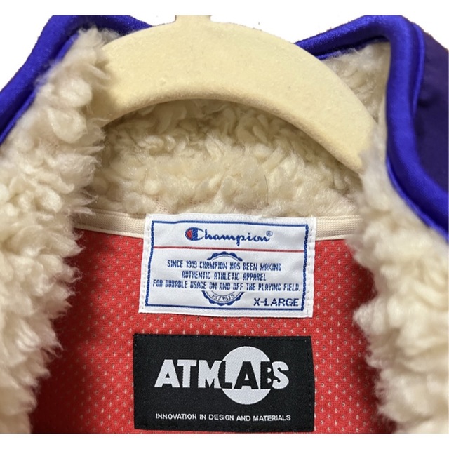 Champion(チャンピオン)のatmos champion「ボアフリース」 メンズのジャケット/アウター(ブルゾン)の商品写真