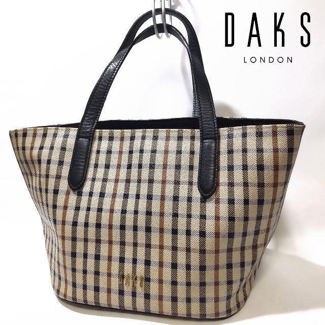 【美品】DAKS ダックス トートバッグ ハンドバッグ