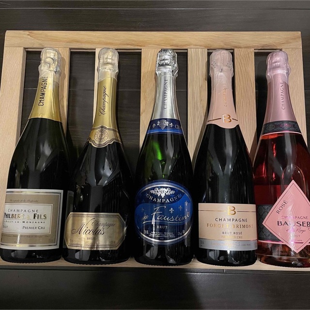 おまとめセール】普段飲みシャンパーニュ 5本セット - 酒 おまとめセール】普段飲みシャンパーニュ 5本セット - 酒