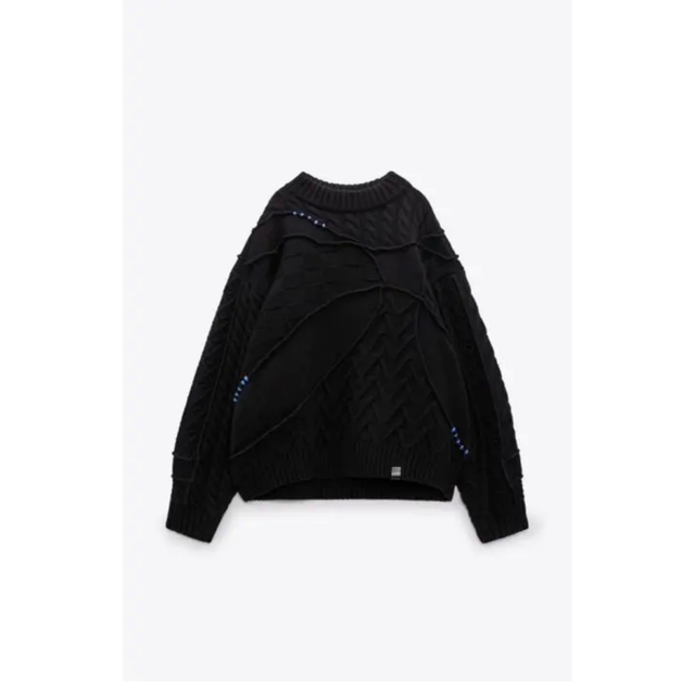 ZARA ADERERROR パッチワークオーバーサイズニットS〜M | tspea.org