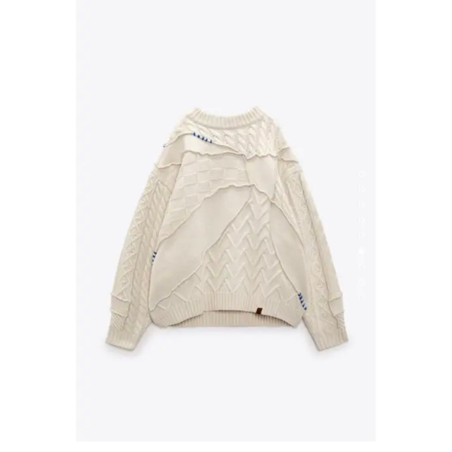 ZARA(ザラ)のZARA ADERERROR パッチワークオーバーサイズニット　S〜M レディースのトップス(ニット/セーター)の商品写真