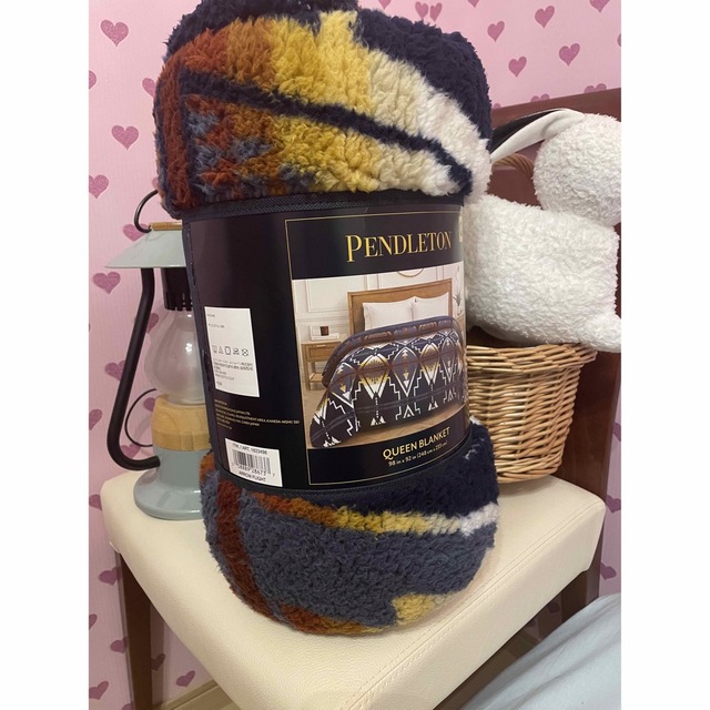 PENDLETON - ペンドルトン ブランケット クイーンサイズ 248×233 毛布