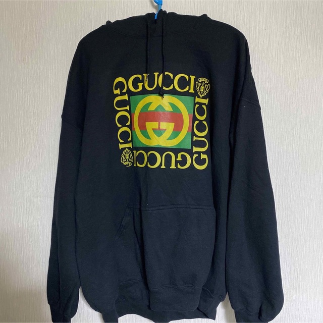 90s 2XL パーカー 黒 裏起毛 オーバーサイズ ブート メンズのトップス(パーカー)の商品写真