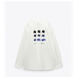 ザラ(ZARA)のZARA ADERERROR グラフィックTシャツ(Tシャツ(長袖/七分))