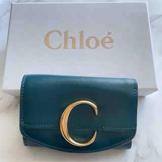 クロエ(Chloe)の匿名配送！◆Chloe◆クロエ 折りたたみ財布 グリーン 緑(財布)