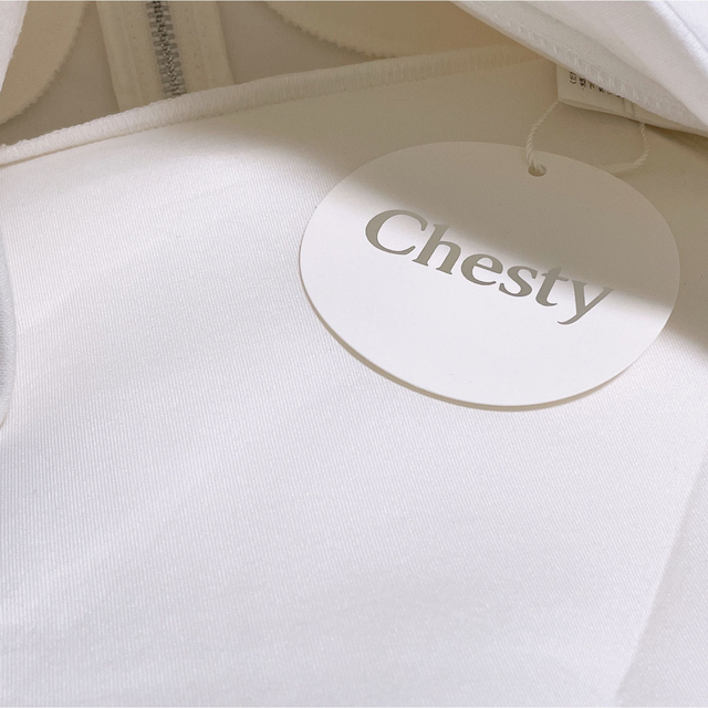 Chesty(チェスティ)のChesty リボンパーカー　Sサイズ レディースのトップス(パーカー)の商品写真