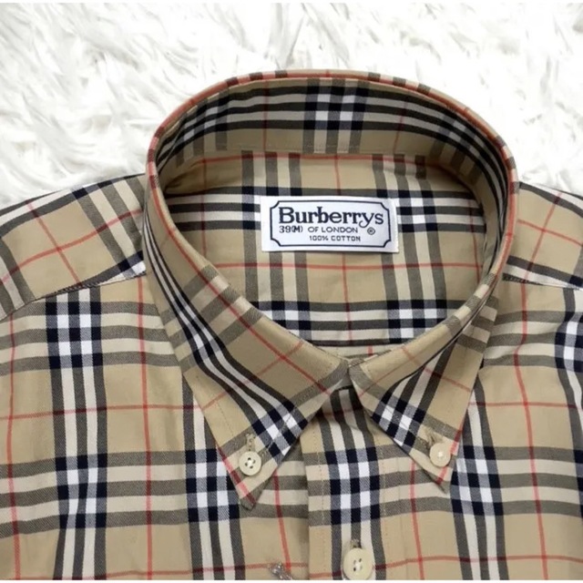 BURBERRY(バーバリー)の【新品タグ付】バーバリーズ ボタンダウン シャツ ノバチェック 刺繍 ホースロゴ メンズのトップス(シャツ)の商品写真