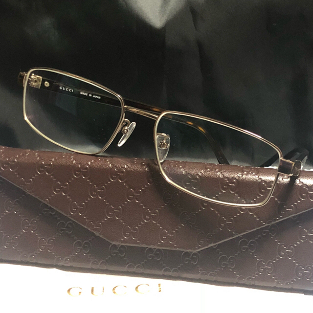 【GUCCI】グッチ眼鏡 メンズのファッション小物(サングラス/メガネ)の商品写真