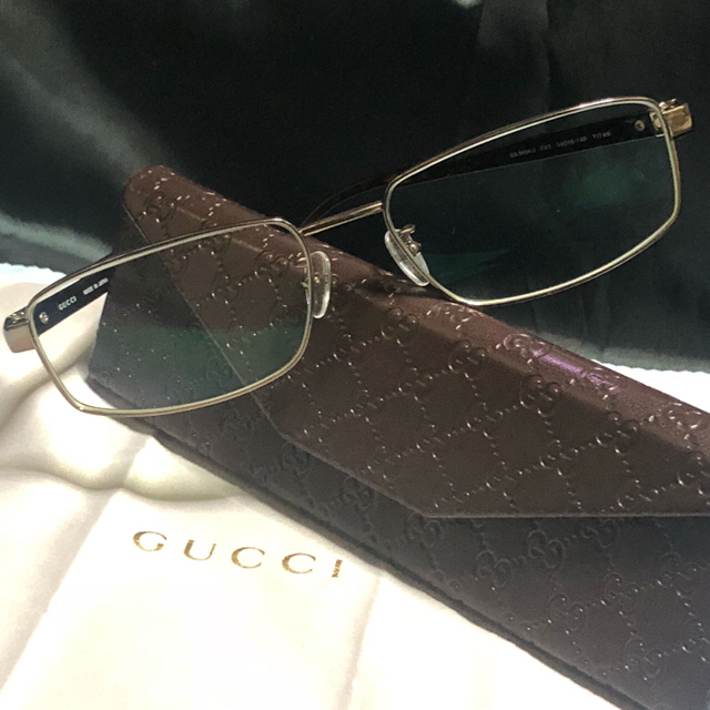 【GUCCI】グッチ眼鏡 メンズのファッション小物(サングラス/メガネ)の商品写真