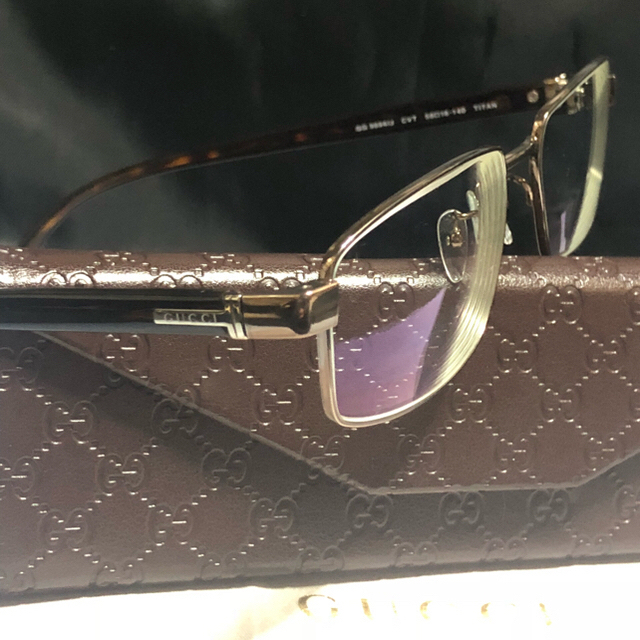 【GUCCI】グッチ眼鏡 メンズのファッション小物(サングラス/メガネ)の商品写真