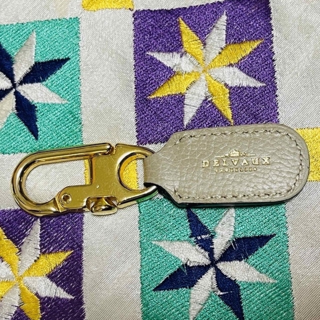 美品 DELVAUX デルボー デルヴォー キーホルダー キーチャーム-