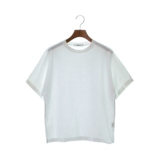 エブール(ebure)のebure エブール Tシャツ・カットソー 38(M位) 白 【古着】【中古】(カットソー(半袖/袖なし))