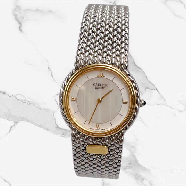 稼働 SEIKO セイコー CREDOR 時計 レディース 18K クレドール