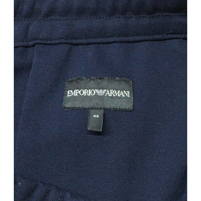 Emporio Armani(エンポリオアルマーニ)の美品 エンポリオアルマーニ スウェットパンツ ネイビー ジップ メンズ 44 メンズのパンツ(ワークパンツ/カーゴパンツ)の商品写真