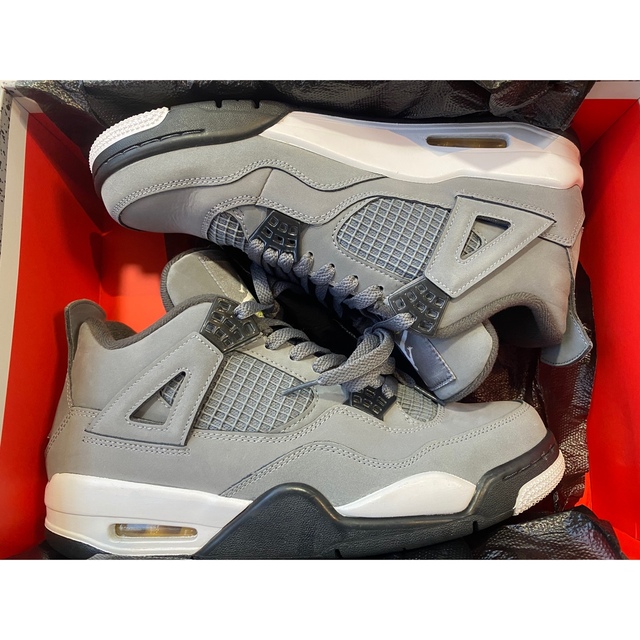 NIKE AIR JORDAN 4 RETRO COOL GREY US9 美品