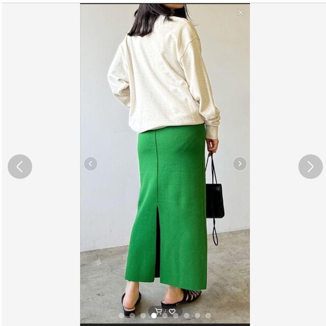 Lian(リアン)のLIAN カラーニットタイトスカート レディースのスカート(ロングスカート)の商品写真
