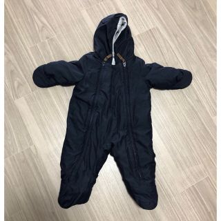 プチバトー(PETIT BATEAU)のダブルファスナーカバーオール(カバーオール)