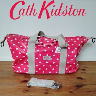 キャスキッドソン(Cath Kidston)の【新品】 キャスキッドソン ラゲッジバッグ スポットレッド(ボストンバッグ)