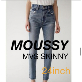 マウジー(moussy)のMOUSSY MVSSKINNY ダメージスキニー(デニム/ジーンズ)