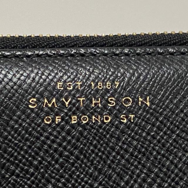 Smythson(スマイソン)のスマイソン コインケース - 黒 レザー レディースのファッション小物(コインケース)の商品写真