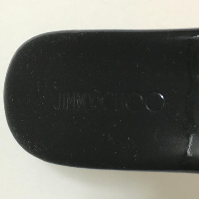 JIMMY CHOO(ジミーチュウ)のジミーチュウ ミュール 36 レディース - 黒 レディースの靴/シューズ(ミュール)の商品写真