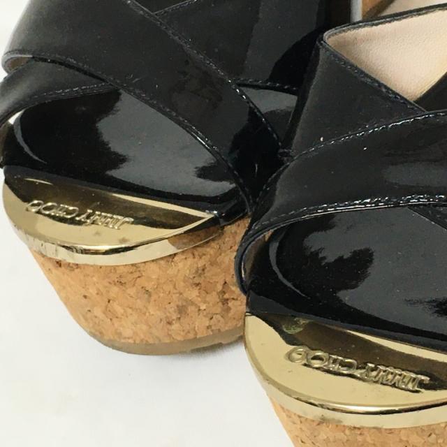 JIMMY CHOO(ジミーチュウ)のジミーチュウ ミュール 36 レディース - 黒 レディースの靴/シューズ(ミュール)の商品写真