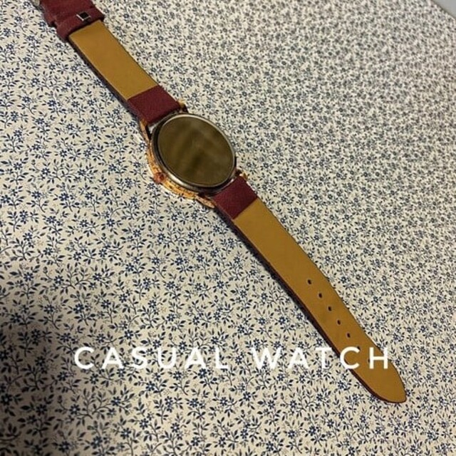 新作 レディース 腕時計 クォーツ ゴールド×パープル お洒落 時計 レディースのファッション小物(腕時計)の商品写真