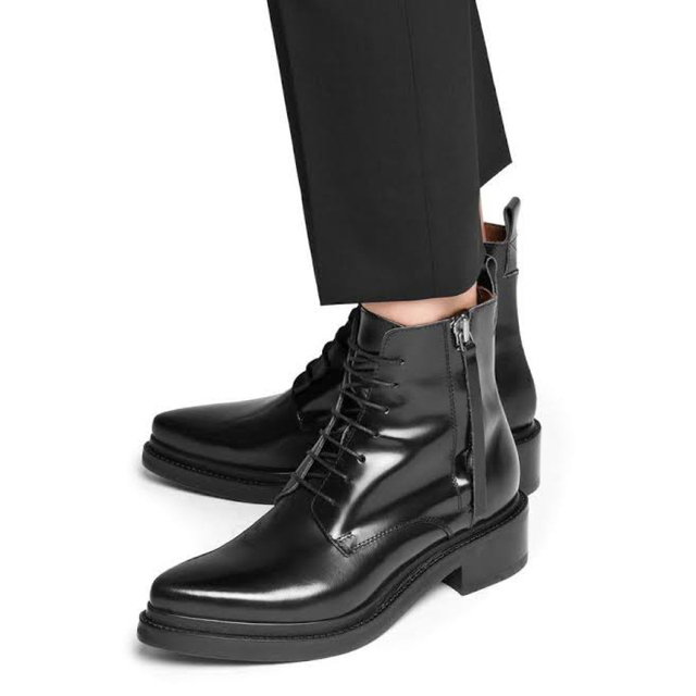 AcneStudiosレースアップサイドジップブーツ Linden Boots