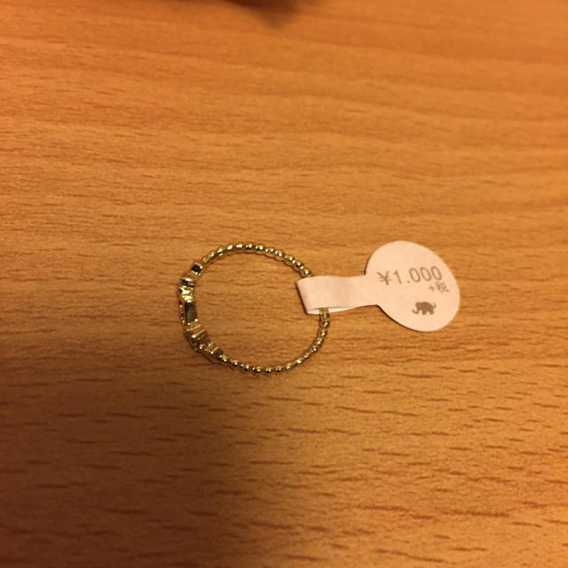 【新品】指輪 ピンキーリング キラキラ ハート レディースのアクセサリー(リング(指輪))の商品写真