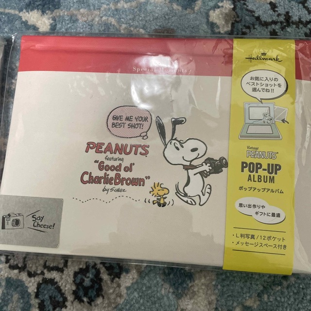 SNOOPY(スヌーピー)のスヌーピー フォトアルバム 2冊セット キッズ/ベビー/マタニティのメモリアル/セレモニー用品(アルバム)の商品写真