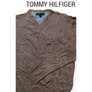 トミーヒルフィガー(TOMMY HILFIGER)の【美品】TOMMY HILFIGER(トミーヒルフィガー)メンズニット XL(ニット/セーター)