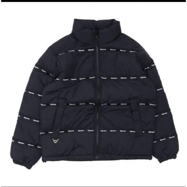 supreme Logo Tape Puffy Jacket