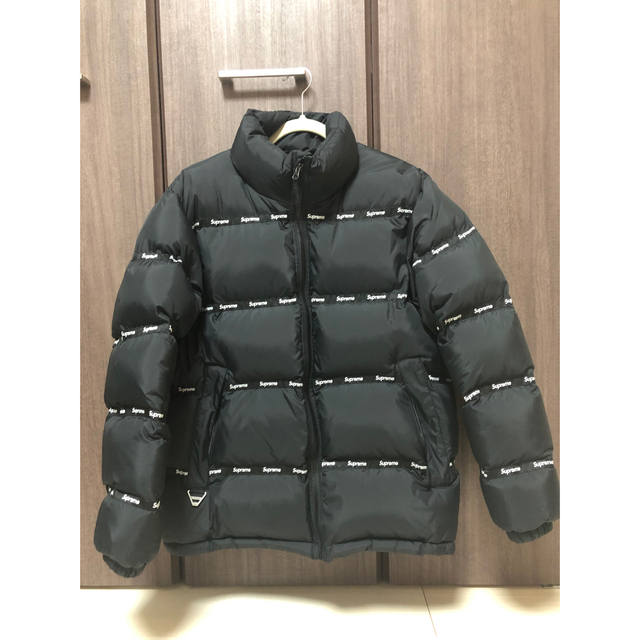 supreme Logo Tape Puffy Jacket