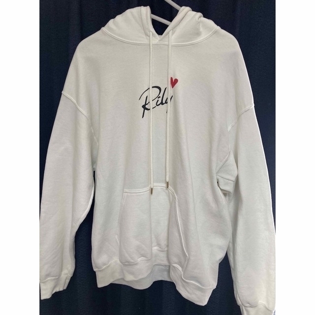 新品 Rily heart logo hoodie 白 Mサイズ 今市隆二-