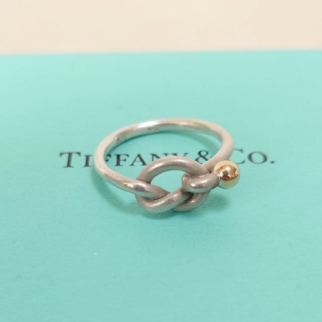 Tiffany & Co.(ティファニー)のTIFFANY ティファニー ラブノット リング 14号 メンズのアクセサリー(リング(指輪))の商品写真