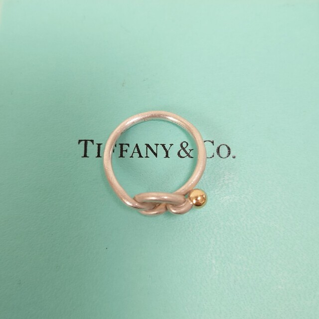 Tiffany & Co.(ティファニー)のTIFFANY ティファニー ラブノット リング 14号 メンズのアクセサリー(リング(指輪))の商品写真