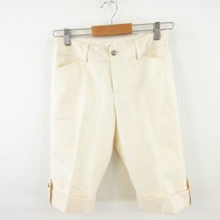 ヨンドシー(4℃)のヨンドシー 4℃ サブリナパンツ ハーフ アイボリー 36 *A245(その他)