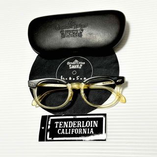 希少品！ TENDERLOIN 白山眼鏡 JERRYS ジェリー ブラック 黒銀