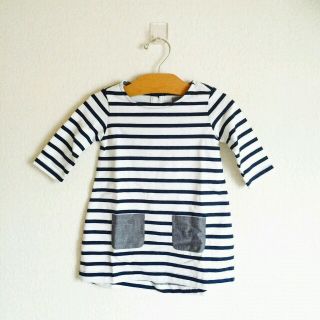 ベビーギャップ(babyGAP)の【2017年♡値下げ】90cm baby Gap コットン ワンピース デニム
(ワンピース)