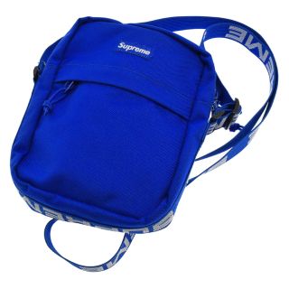 シュプリーム(Supreme)のSUPREME シュプリーム 18SS Shoulder Bag テープロゴ コーデュラナイロン ショルダーバッグ ブルー(ショルダーバッグ)