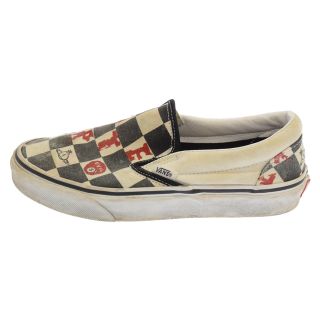 ヴァンズ(VANS)のVANS ヴァンズ ×Vivienne Westwood CLASSIC SLIP-ON CHECKERBOARD DESTROY VN0A4BV3V9I1 ヴィヴィアンウエストウッド クラシック スリッポン チェックボード スニーカー(スニーカー)