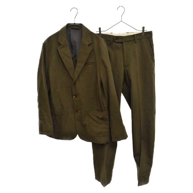 Mr GOODMAN ミスターグッドマン MGJK-1710014 ARMY WOOL JACKET アーミーウールセットアップ テーラードジャケット パンツ カーキ