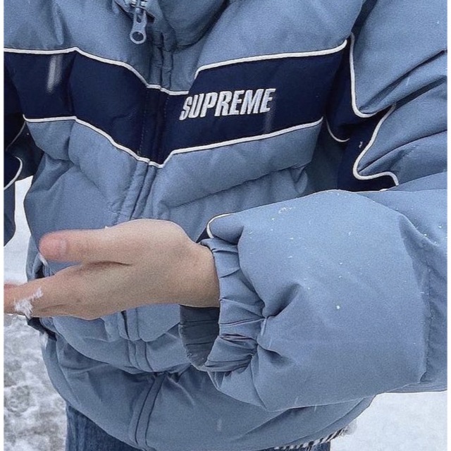 Supreme Stripe Panel Down Jacket