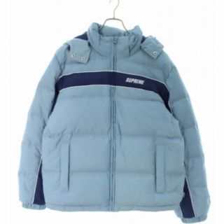 シュプリーム(Supreme)の【超希少】Supreme stripe panel down jacket (ダウンジャケット)