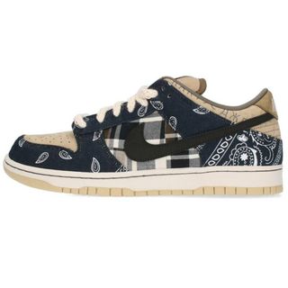 ナイキ(NIKE)のナイキ ×トラヴィススコット Travis Scott SB DUNK LOW PRM QS TRAVIS SCOTT CACTUS JACK CT5053-001 ダンクロープレミアムカクタスジャックスニーカー メンズ 29cm(スニーカー)