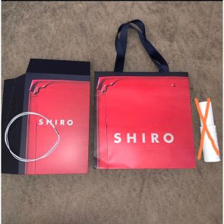 シロ(shiro)のSHIROラッピング ラッピング ギフトボックス　ショッパー　クリスマス限定(ショップ袋)