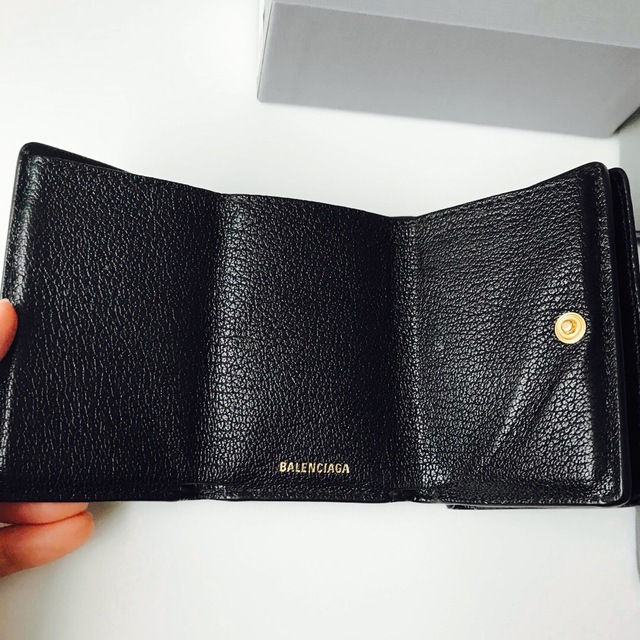 Balenciaga(バレンシアガ)のBALENCIAGA バレンシアガ  ミニ財布　クラシック　BLACK レディースのファッション小物(財布)の商品写真