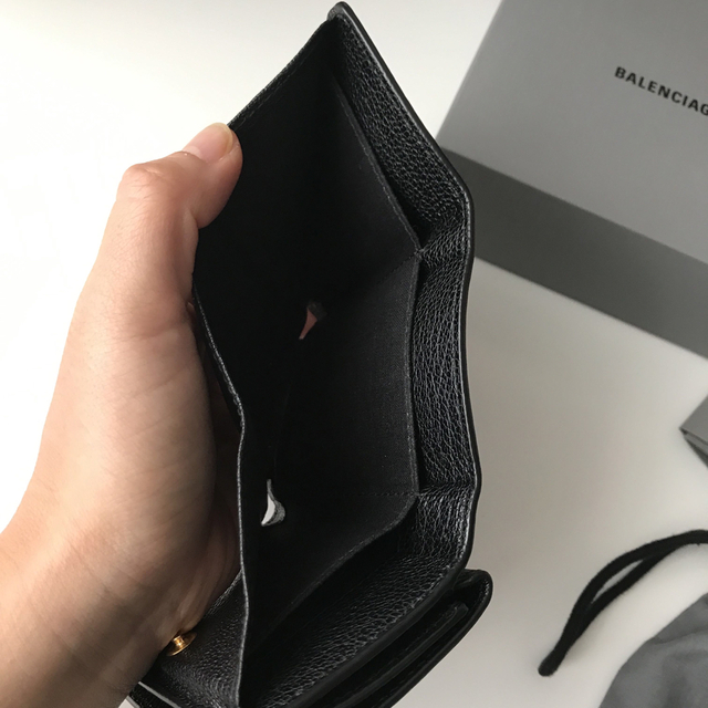 Balenciaga(バレンシアガ)のBALENCIAGA バレンシアガ  ミニ財布　クラシック　BLACK レディースのファッション小物(財布)の商品写真