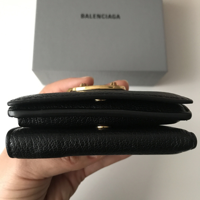 Balenciaga(バレンシアガ)のBALENCIAGA バレンシアガ  ミニ財布　クラシック　BLACK レディースのファッション小物(財布)の商品写真